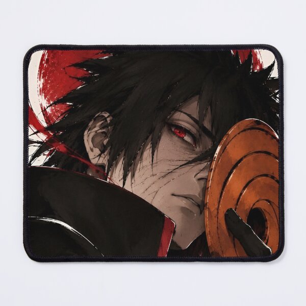 Item preview, Red Eye Masked Warrior – Dark Red and Black Anime Inspired Art designed and sold by Dyan4.