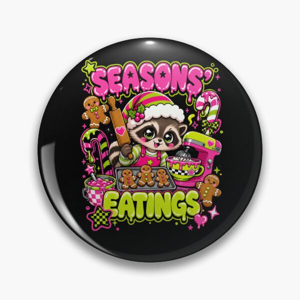 Item preview, Seasons Eatings Raccoon Baking Christmas designed and sold by Design Vibras.