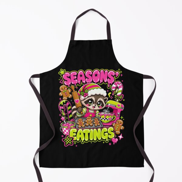 Item preview, Seasons Eatings Raccoon Baking Christmas designed and sold by Design Vibras.
