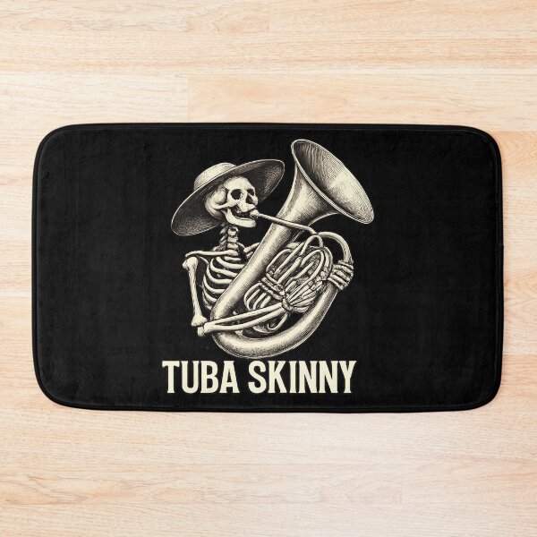 Item preview, Tuba Skinny Skeleton Funny Musician Band Humor designed and sold by slmfams.