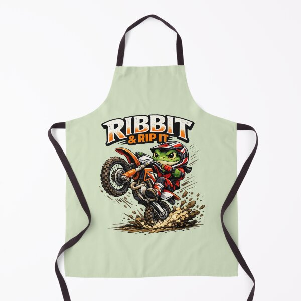 Item preview, Ribbit & Rip It – Extreme Frog Motocross designed and sold by Safe Haven Pets.
