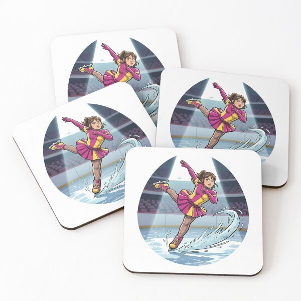 Item preview, Ice Spin Figure Skater 3D Comic Cartoon Art designed and sold by DIUMERI.