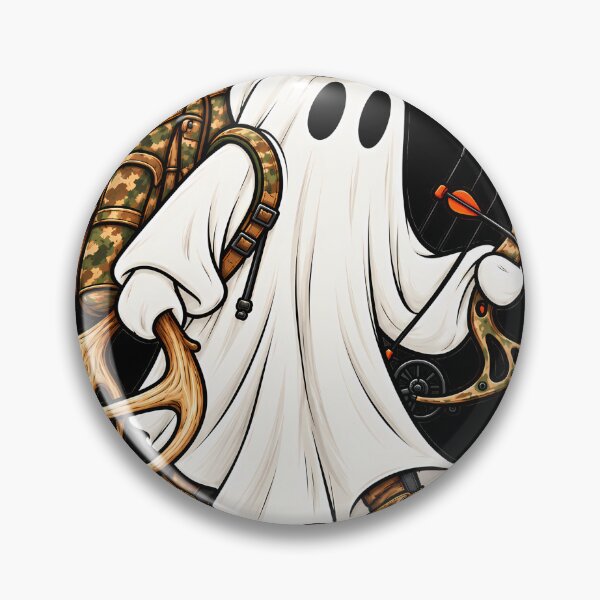 Item preview, Ghost Hunter Halloween Hunting Bow Hunting Ghost Camo Hunter designed and sold by DianneShelton.