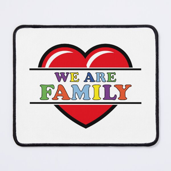 Item preview, Copy of We Are Family (Heart / Love / Birth / Parents / Black 2C) designed and sold by MrFaulbaum.