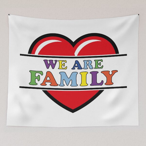 Item preview, Copy of We Are Family (Heart / Love / Birth / Parents / Black 2C) designed and sold by MrFaulbaum.