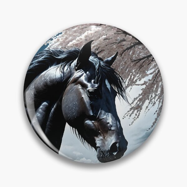 Item preview, But the big black horse said, "Look this way" - He said, "Hey lady, will you marry me?" 21 designed and sold by deep-sea-birds.