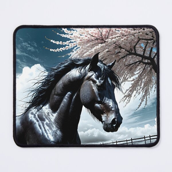 Item preview, But the big black horse said, "Look this way" - He said, "Hey lady, will you marry me?" 21 designed and sold by deep-sea-birds.
