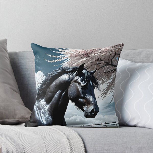 Item preview, But the big black horse said, "Look this way" - He said, "Hey lady, will you marry me?" 21 designed and sold by deep-sea-birds.