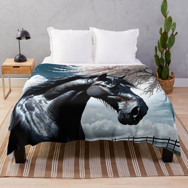 Item preview, But the big black horse said, "Look this way" - He said, "Hey lady, will you marry me?" 21 designed and sold by deep-sea-birds.