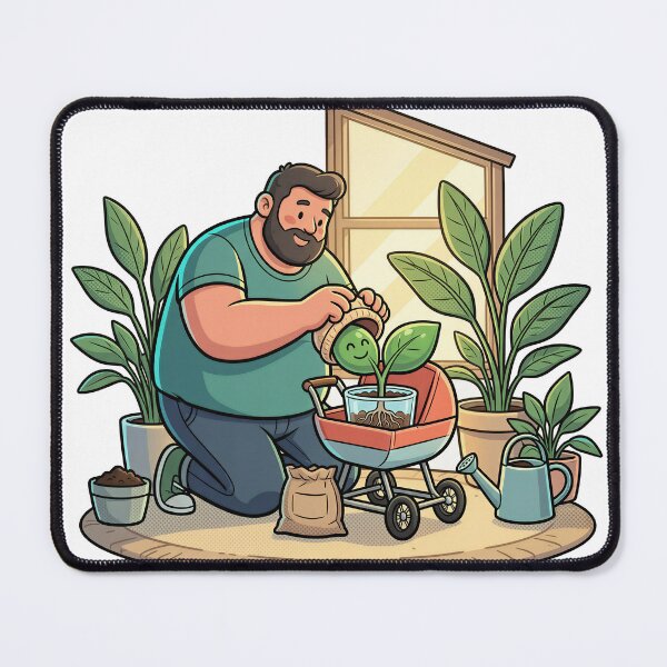 Item preview, Seedling Stroller Cartoon Parent & Baby Plant designed and sold by DIUMERI.