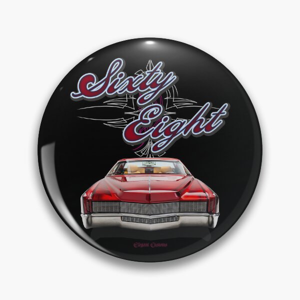 Item preview, 1968 Eldorado chopped with text - Lowrider, Kustom, Hot Rod, Muscle Car designed and sold by Elegant Customs.
