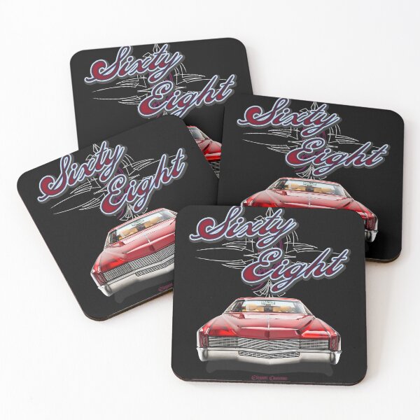 Item preview, 1968 Eldorado chopped with text - Lowrider, Kustom, Hot Rod, Muscle Car designed and sold by Elegant Customs.