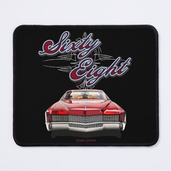 Item preview, 1968 Eldorado chopped with text - Lowrider, Kustom, Hot Rod, Muscle Car designed and sold by Elegant Customs.
