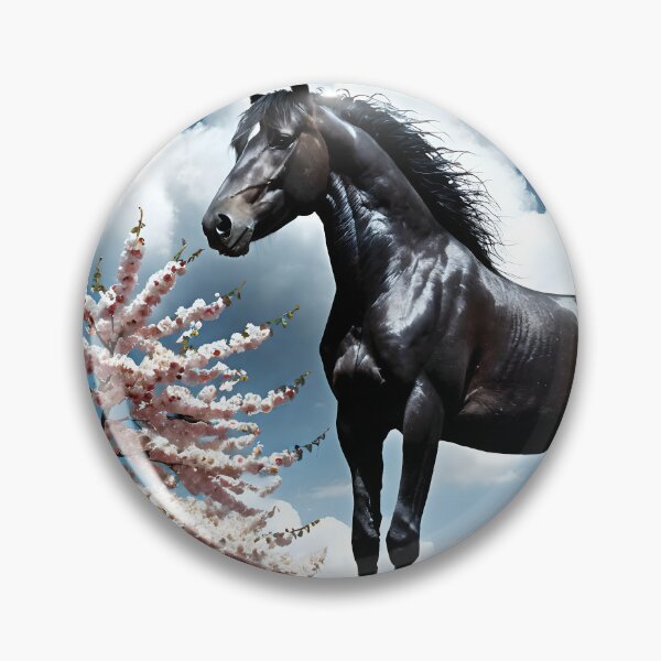 Item preview, But the big black horse said, "Look this way" - He said, "Hey lady, will you marry me?" 20 designed and sold by deep-sea-birds.