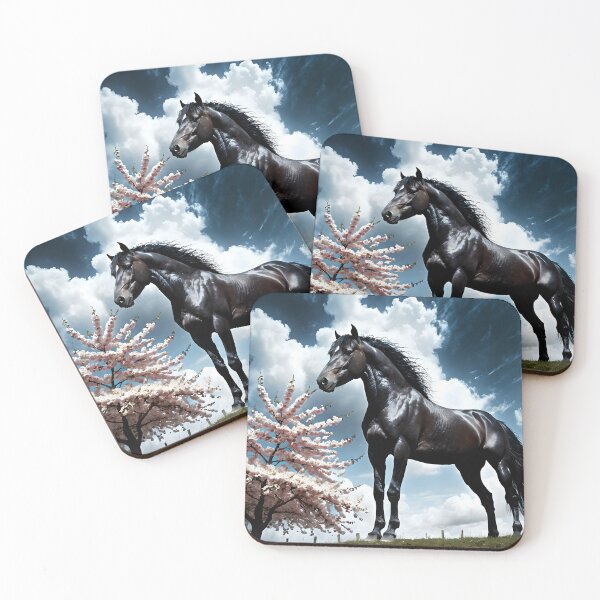 Item preview, But the big black horse said, "Look this way" - He said, "Hey lady, will you marry me?" 20 designed and sold by deep-sea-birds.