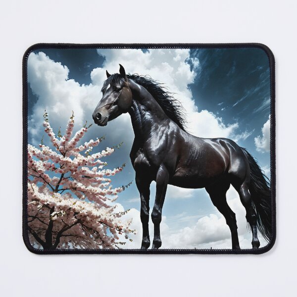 Item preview, But the big black horse said, "Look this way" - He said, "Hey lady, will you marry me?" 20 designed and sold by deep-sea-birds.