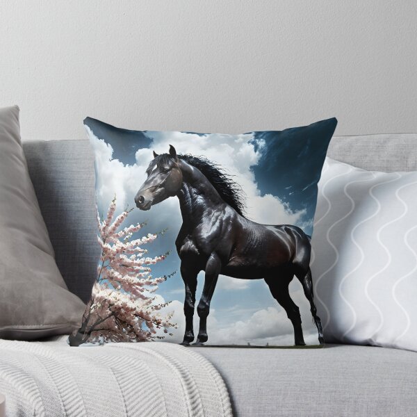 Item preview, But the big black horse said, "Look this way" - He said, "Hey lady, will you marry me?" 20 designed and sold by deep-sea-birds.