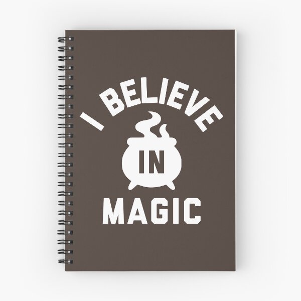 Item preview, I Believe in Magic Funny Magical Fantasy Halloween Witchy Quote #4 designed and sold by SalahBlt.
