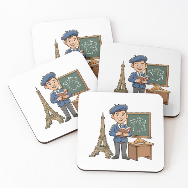 Item preview, French Teacher Beret Eiffel Tower 3D Cartoon designed and sold by DIUMERI.