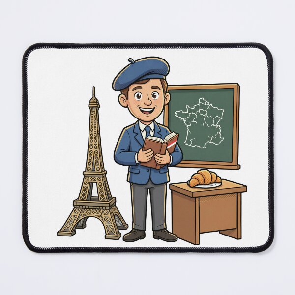 Item preview, French Teacher Beret Eiffel Tower 3D Cartoon designed and sold by DIUMERI.