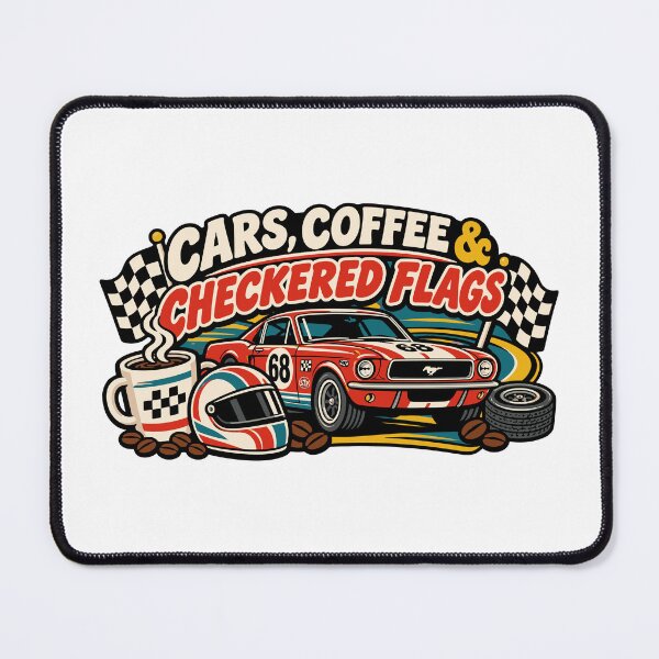 Item preview, Cars Coffee Checkered Flags  designed and sold by RAS-77.