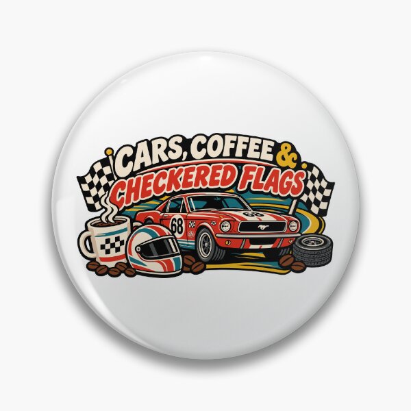 Item preview, Cars Coffee Checkered Flags  designed and sold by RAS-77.