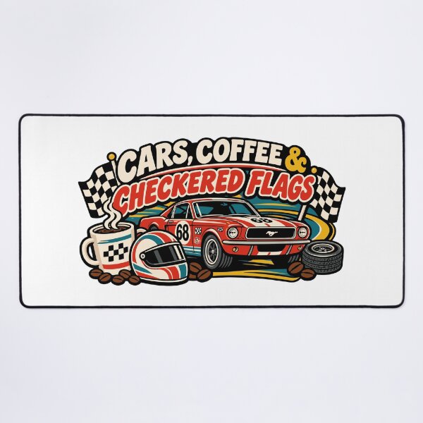 Item preview, Cars Coffee Checkered Flags designed and sold by RAS-77.