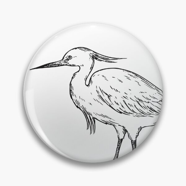 Item preview, Vintage Little Egret designed and sold by You Store.