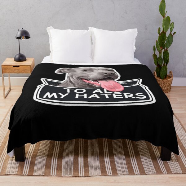 Item preview, To All My Haters Pitbull Dog Funny Sarcastic Pet Lover designed and sold by slmfams.