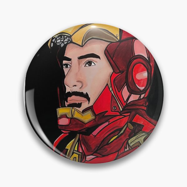 Item preview, Tony Stark in Iron Man Suit Portrait designed and sold by Portrait Haven.