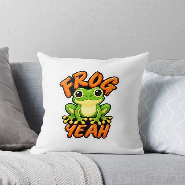 Item preview, Frog Yeah Meme designed and sold by Tuff-Tags.