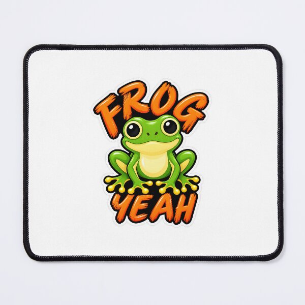 Item preview, Frog Yeah Meme designed and sold by Tuff-Tags.