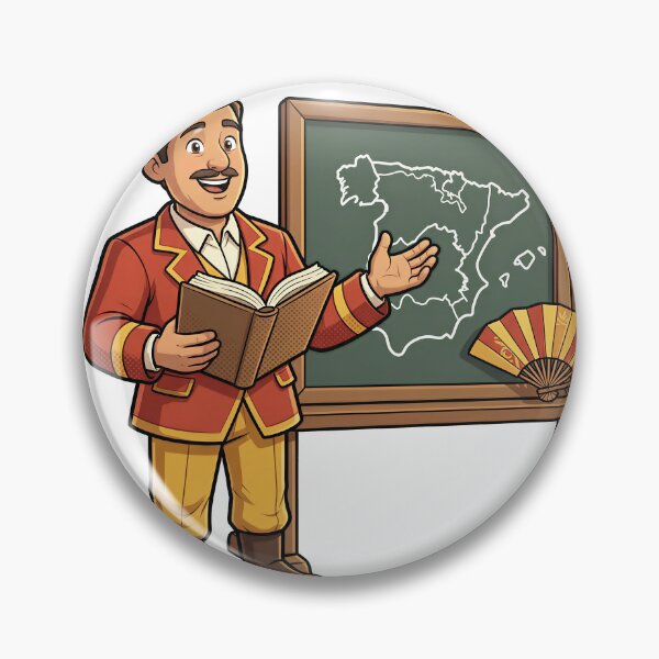 Item preview, Spanish Teacher 3D Cartoon Maestra Gift designed and sold by DIUMERI.