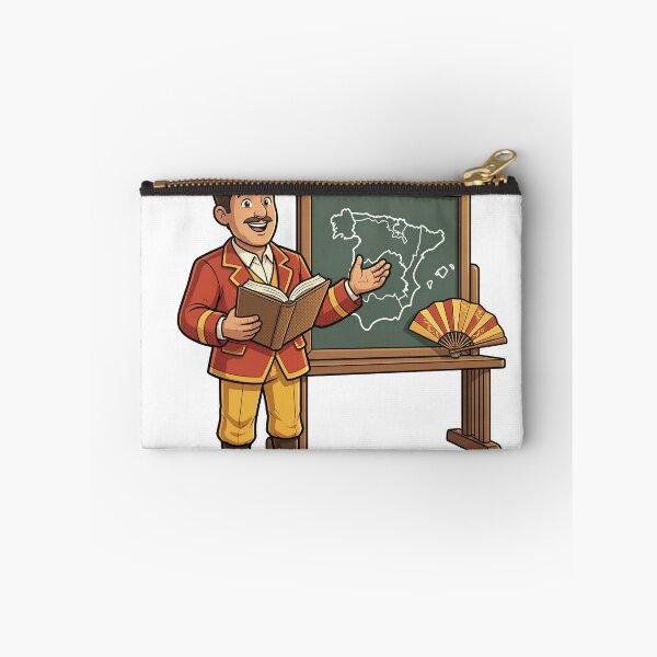 Item preview, Spanish Teacher 3D Cartoon Maestra Gift designed and sold by DIUMERI.