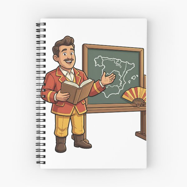 Item preview, Spanish Teacher 3D Cartoon Maestra Gift designed and sold by DIUMERI.