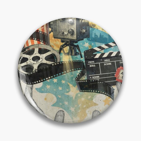 Item preview, Retro Movie Magic Camera Cinema Film Poster designed and sold by Cine8.