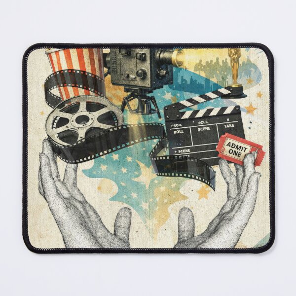 Item preview, Retro Movie Magic Camera Cinema Film Poster designed and sold by Cine8.
