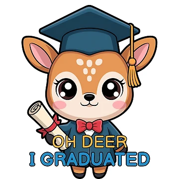 Artwork thumbnail, Graduated Deer by Rynasvz