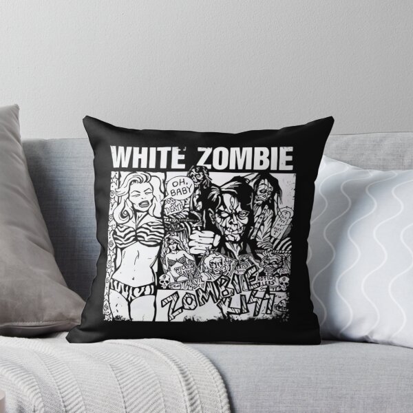 Item preview, white zombie band designed and sold by HexPopArt.