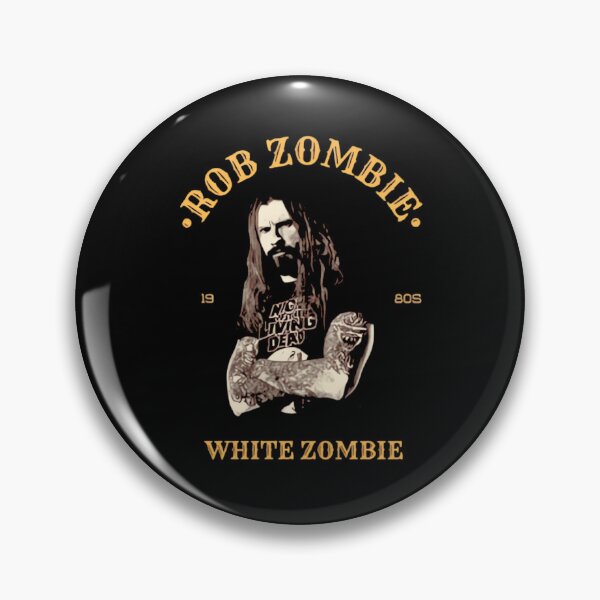 Item preview, white zombie band designed and sold by HexPopArt.