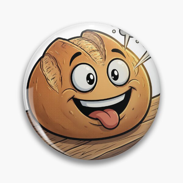 Item preview, Laughing Loaf Sourdough Cartoon Bread designed and sold by DIUMERI.