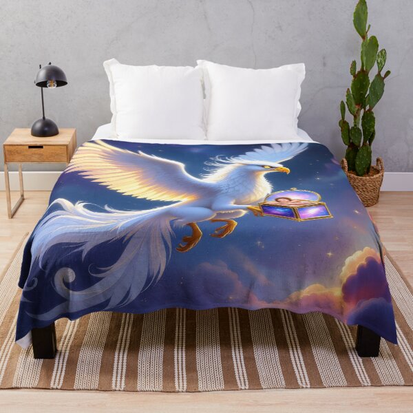 Item preview, Celestial Phoenix Carrying a Magical Treasure designed and sold by yosmosverse .