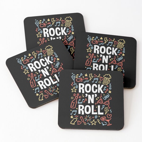 Item preview, Rock 'n' Roll (Music / Party / Funny / Scribble / 4C) designed and sold by Roderix.