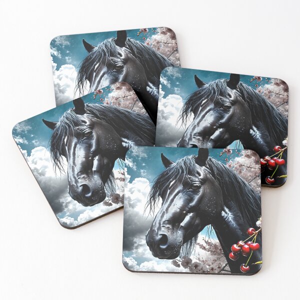 Item preview, But the big black horse said, "Look this way" - He said, "Hey lady, will you marry me?" 22 designed and sold by deep-sea-birds.