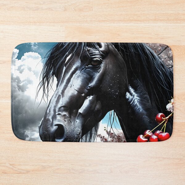 Item preview, But the big black horse said, "Look this way" - He said, "Hey lady, will you marry me?" 22 designed and sold by deep-sea-birds.