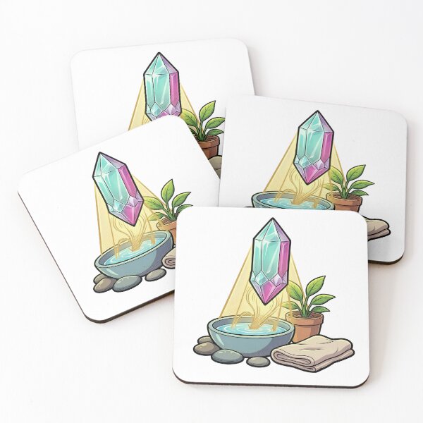 Item preview, Crystal Healing Comic Art | 3D Wellness Print designed and sold by DIUMERI.