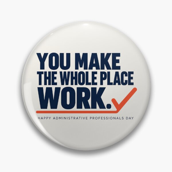 Item preview, Administrative Professionals Day Card – You Make the Whole Place Work designed and sold by astersgraphics.