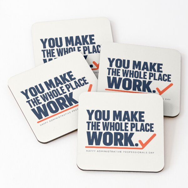 Item preview, Administrative Professionals Day Card – You Make the Whole Place Work designed and sold by astersgraphics.