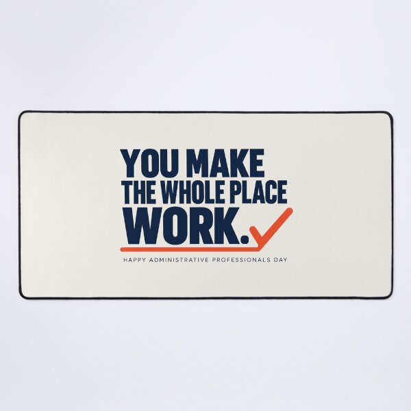 Item preview, Administrative Professionals Day Card – You Make the Whole Place Work designed and sold by astersgraphics.