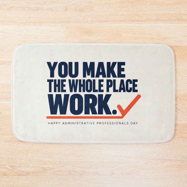 Item preview, Administrative Professionals Day Card – You Make the Whole Place Work designed and sold by astersgraphics.